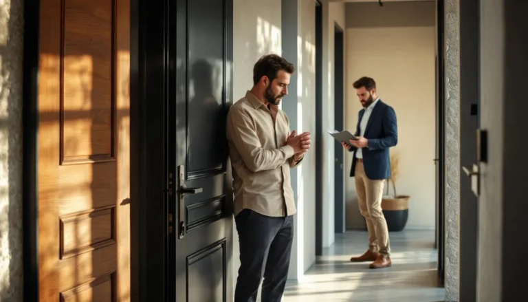 Illustration du changement des serrures par le propriétaire et des pénalités associées